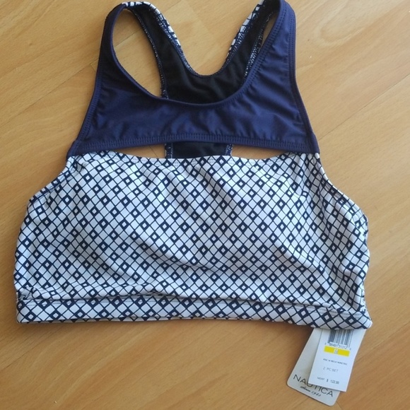 Nautica Other - BNWT Nautica Razor Back Swim Top Size Medium